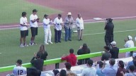 Little Rock Nine members honored before Travelers game