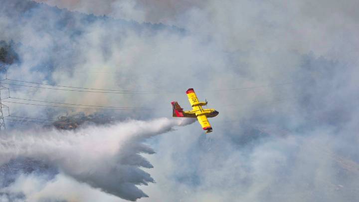 A disposición judicial el detenido por el incendio de Oímbra (Orense) que quema 11.000 hectáreas
