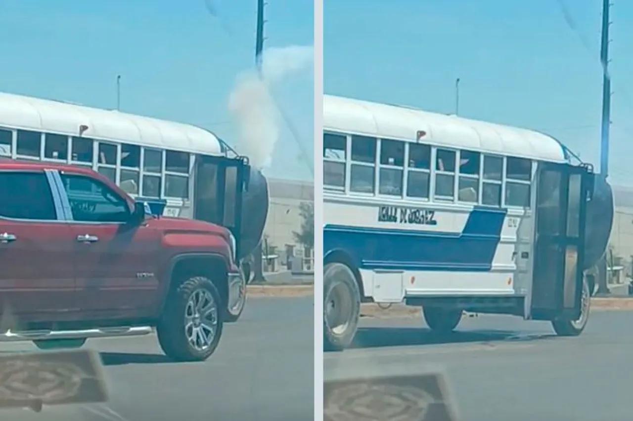 Se incendia ruta Valle de Juárez en bulevar Independencia