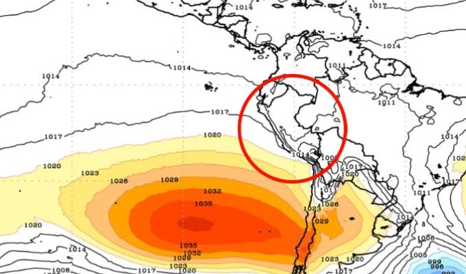 Anticiclón del Pacífico se acercará al continente este 22 de agosto: ¿qué efectos tendrá?