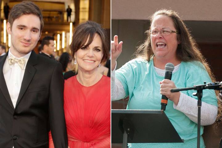 Sally Field's Son Calls Same-Sex Marriage Opponent Kim Davis a 'Hideous Bitch'