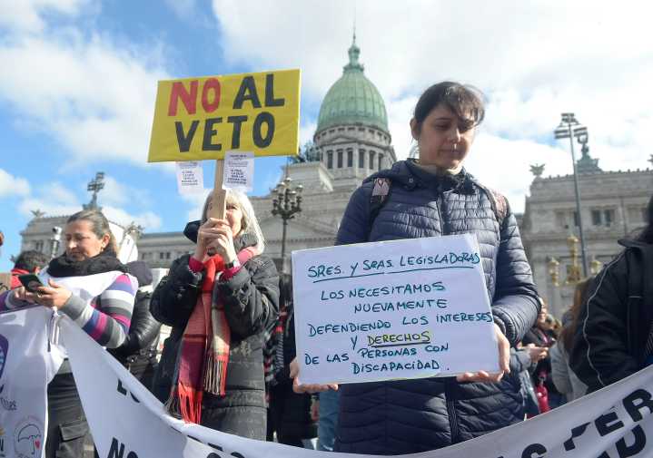 Revés para Milei: Juez federal declara nulo el veto a la ley de emergencia en Discapacidad