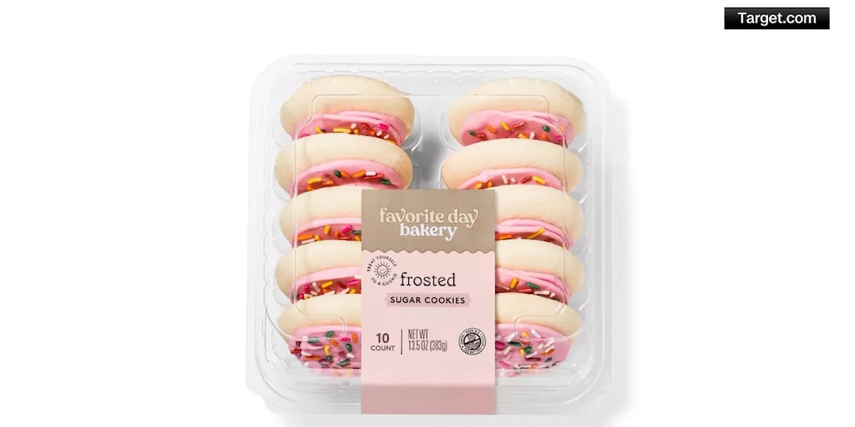 Sugar cookies sold at Target recalled because they might have wood chips in them