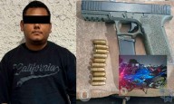 DETIENEN A HOMBRE ARMADO CON MOTOCICLETA ROBADA EN LEÓN