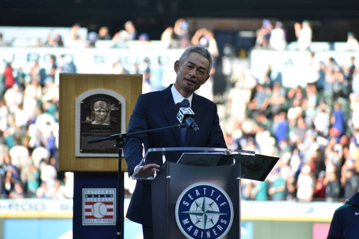 Ichiro’s 51 retired in Seattle