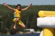 Rainfall flushes algae from Minnedosa Lake