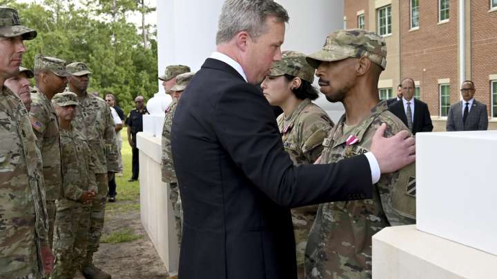 Soldiers hailed as heroes for tackling armed assailant at Ga. Army base