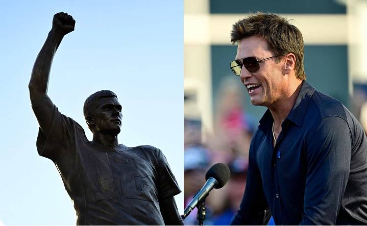 New England Patriots rinden homenaje a Tom Brady; construyen estatua de bronce en el Gillette Stadium