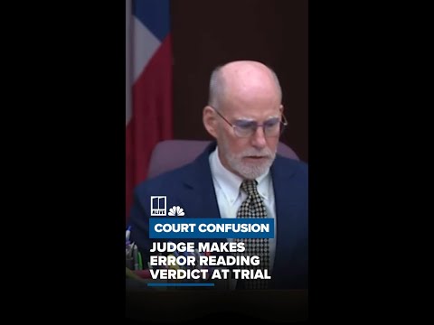Judge makes error reading verdict at Fulton County trial