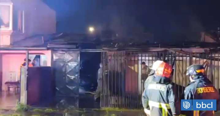 Una madre y sus tres hijos mueren tras incendio que destruyó su vivienda en Talca