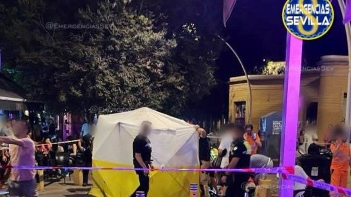 Dos heridos tras la caída de una rama de un árbol en Sevilla
