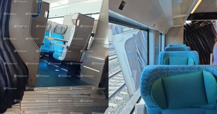 Video desde el interior del Tren Maya tras descarrilamiento en Izamal, Yucatán