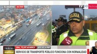 PNP garantiza normalidad del transporte en Lima y Callao ante anuncio de paro