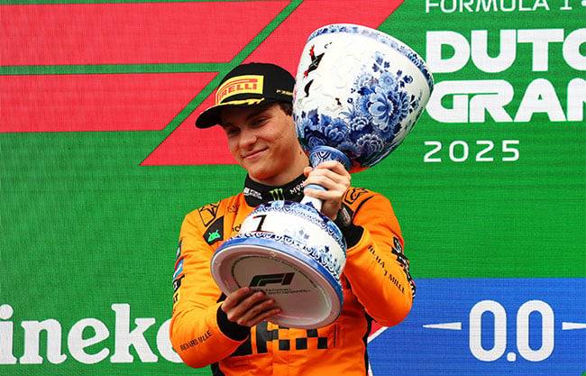 Piastri se lleva el GP de Países Bajos y es más líder que nunca tras abandono de Norris