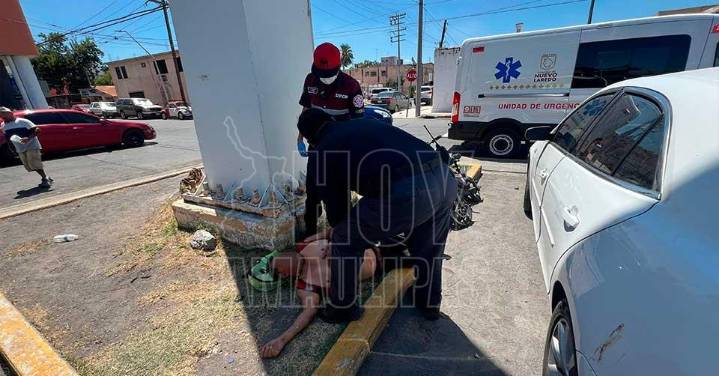 Embisten a adulto mayor que iba en bici eléctrica en Nuevo Laredo
