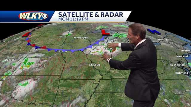 Steamy Tuesday, Few evening storms possible