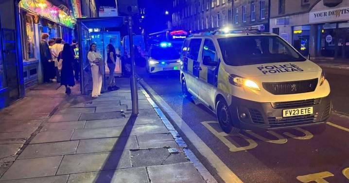 Edinburgh man hospitalised as police race to 'disturbance' outside city centre pub