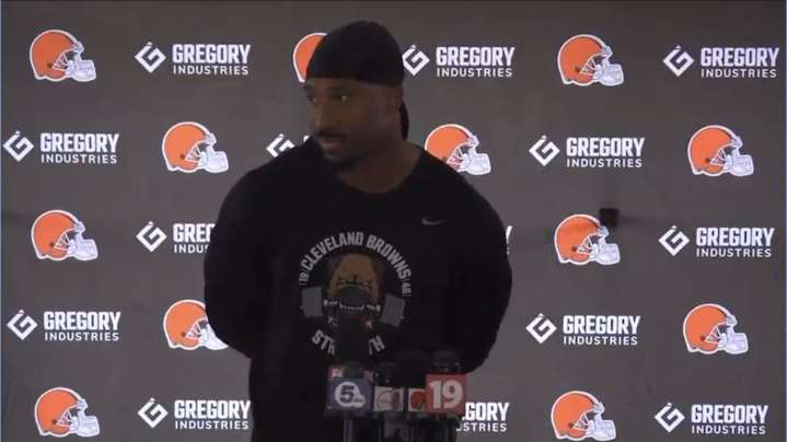 Reporter Asks Browns’ Myles Garrett Wild Question About Recent Speeding Incident