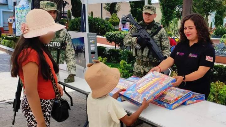 Retiran Sesesp y Sedena 104 armas de fuego en Tlaxcala