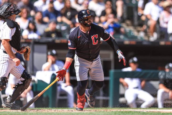 Guardians place first baseman Carlos Santana on outright waivers