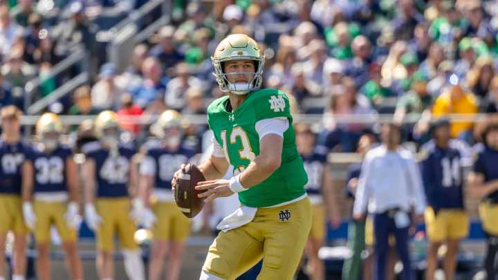Notre Dame football quarterback: CJ Carr starter, Kenny Minchey backup