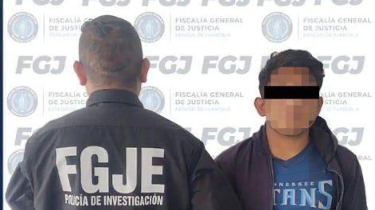 Detiene Fiscalía de Tlaxcala a sujeto por presunta violación en agravio de su sobrina menor de edad