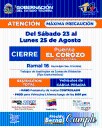 Restringirán paso vehicular por puente El Corozo, el Ramal 16