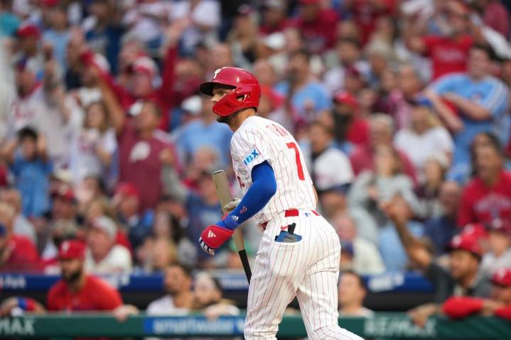 First homer at home a milestone relief for Phillies’ Trea Turner
