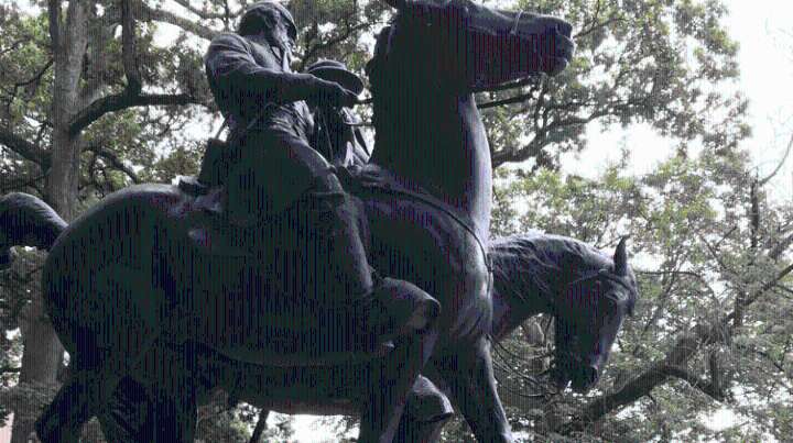Confederate monuments removed from Baltimore to be featured in L.A. exhibit