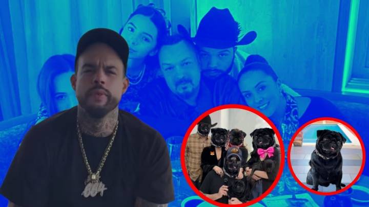 Emiliano Aguilar se BURLA de Pepe Aguilar con FOTO familiar e "insulta" a Ángela y Aneliz: "Qué bonita familia de perros"