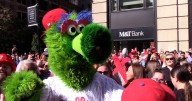 How do mascots like the Phillie Phanatic stay fresh in the summer heat? Vodka and water