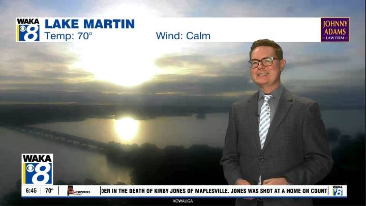 Less humid air should keep most areas dry today