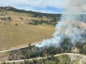 Wildfire near Kelowna forces tactical evacuations, closure of highway leading into city