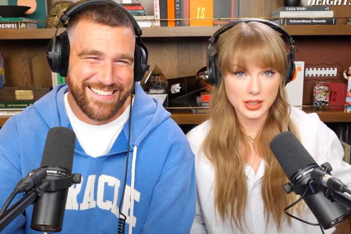 Taylor Swift Drops a Hint She and Travis Kelce Are Living Together on 'New Heights' Podcast
