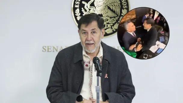Noroña denunciará penalmente a 'Alito' Moreno por lesiones