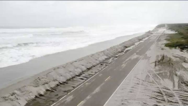 Portion of NC 12 closed until further notice on Ocracoke Island