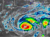 How many hurricanes and tropical storms have made landfall in Texas?