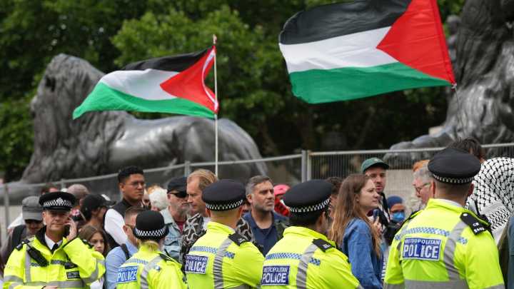 Britain makes numerous arrests after banning pro-Palestine protest group : State of the World from NPR : NPR