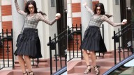 Anne Hathaway quickly recovers after falling down steps from broken heel on ‘Devil Wears Prada 2’ set