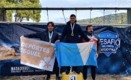 Mauricio Arias, el formoseño que conquistó el podio de aguas abiertas