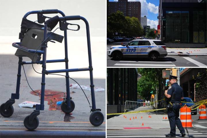 Woman, 69, using walker fatally struck by apparent stray bullet in broad
