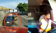“Ábrele o te meto un balazo”: violento asalto a trailero en Cuernavaca (VIDEO)