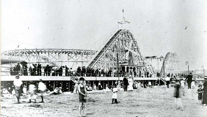 Roller coasters in RI at Rocky Point, Island Park, offered thrills