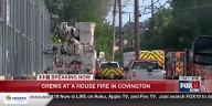 Crews respond to house fire in Covington