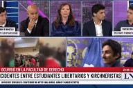Matías Matzkin, estudiante peronista de Derecho: "Lo que hicieron los libertarios fue pegarle a mujeres, y encima, tres contra una"