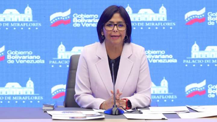 Delcy Rodríguez advierte sobre consecuencias de una eventual agresión militar contra Venezuela