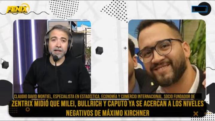 Claudio David Montiel: “Axel Kicillof tiene 39,4% de imagen positiva y Javier Milei 34,6%”