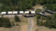 VIDEO: Descarrila un tren en una ciudad de Texas