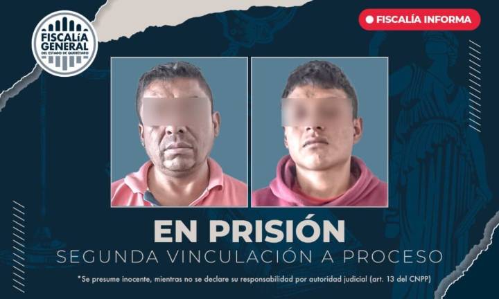 Acumulan vinculación a proceso 2 detenidos en Tequisquiapan