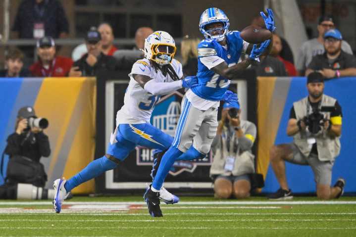 Lions expect to be without injured rookie receiver for next week